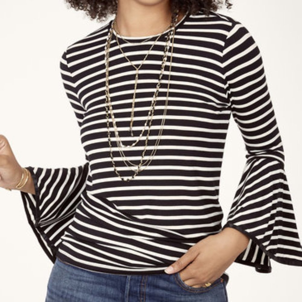 Stella & Dot Maette Avery Bell Sleeve Top